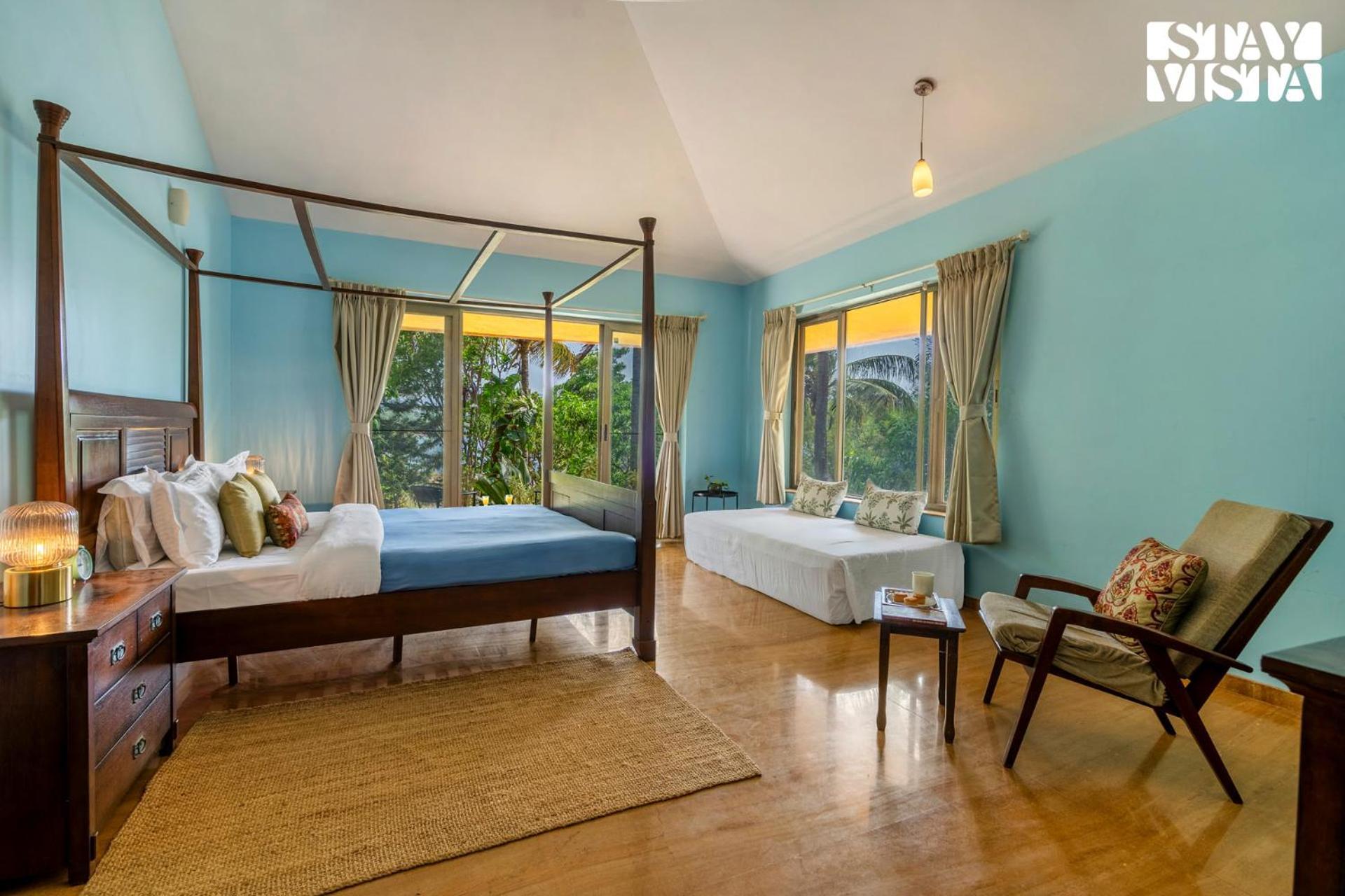Stayvista At Three Shores With Lake View & Alfresco Dining Khamshet Bagian luar foto